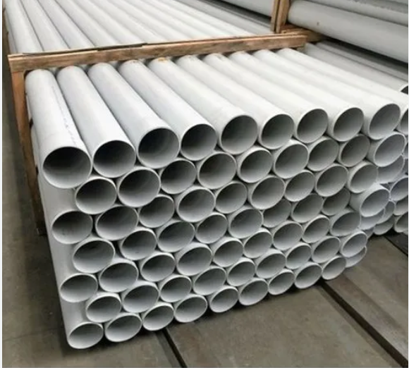 pvc pipes stacked